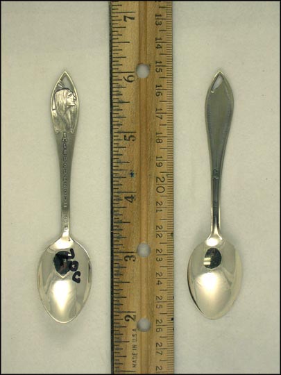 Cutout Native American, Albuquerque, New Mexico Souvenir Spoon MAIN