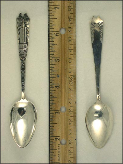 Cut Out Empire State Building, New York, New York Souvenir Spoon MAIN