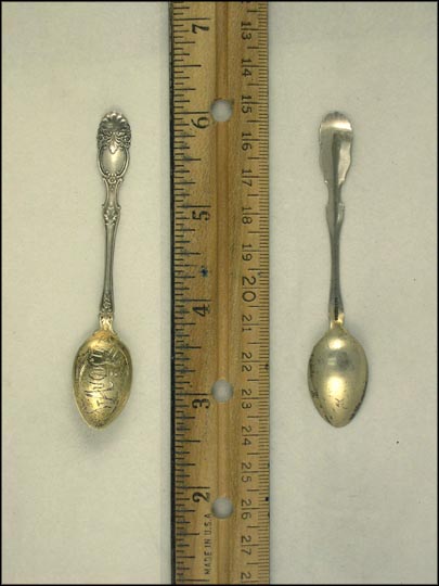 Engraved Bowl, St. Augustine, Florida Souvenir Spoon MAIN