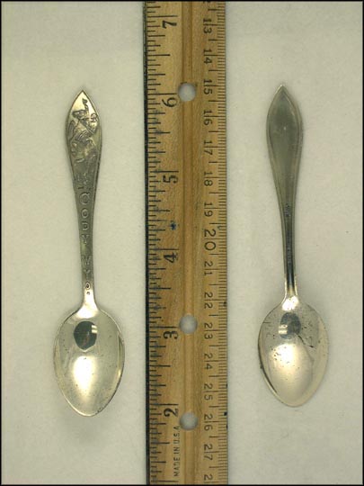 Man On Bucking Horse, Cody, Wyoming Souvenir Spoon MAIN