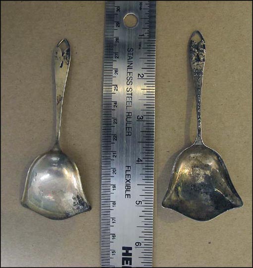 Cut Out Twin Cubs, Yellowstone Park Souvenir Spoon MAIN
