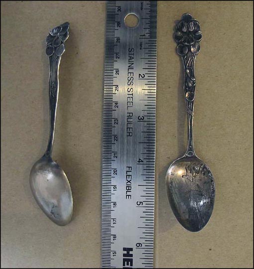 Etched Golden Gate, San Francisco, California Souvenir Spoon MAIN