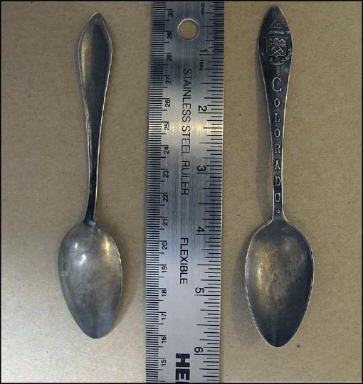 State Seal, Colorado Souvenir Spoon MAIN