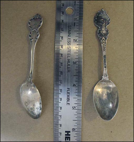 State Seal, Indiana Souvenir Spoon MAIN