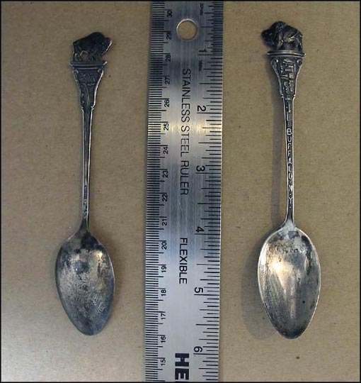 Skyline, Cut Out Buffalo, Buffalo, New York Souvenir Spoon MAIN