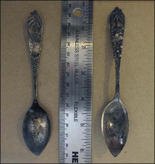 Cut Out Palm Trees, Oranges, Florida Souvenir Spoon MAIN