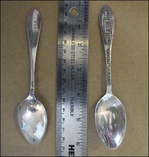 National McKinley Birthplace Memorial, Niles, Ohio Souvenir Spoon MAIN