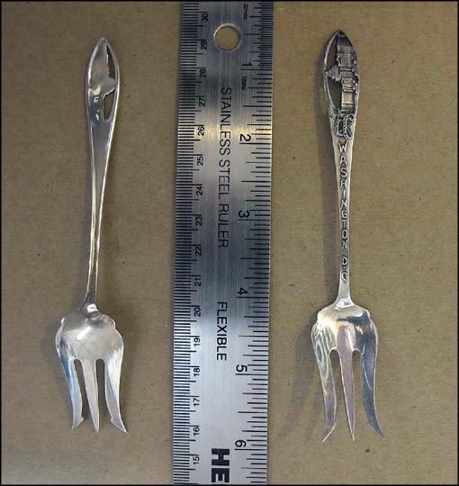 Cut Out Capitol Building, Sardine Fork, Washington, District of Columbia Souvenir Spoon MAIN