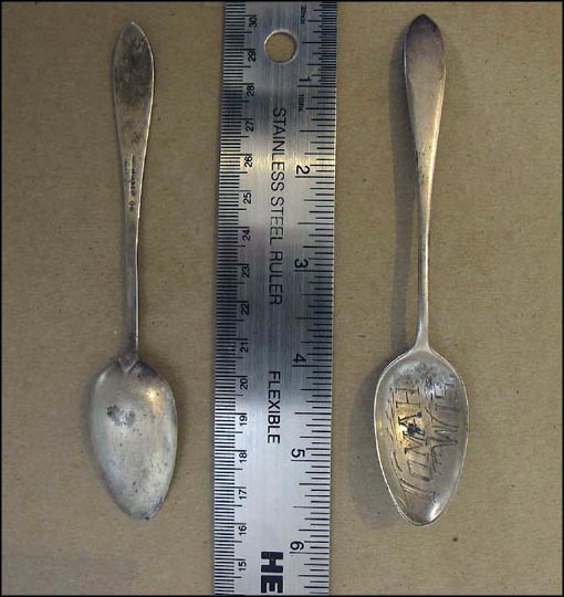 Etched Bowl, Tomah, Wisconsin Souvenir Spoon MAIN