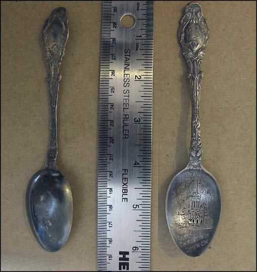 Park Christian Church, New Castle, Pennsylvania Souvenir Spoon MAIN