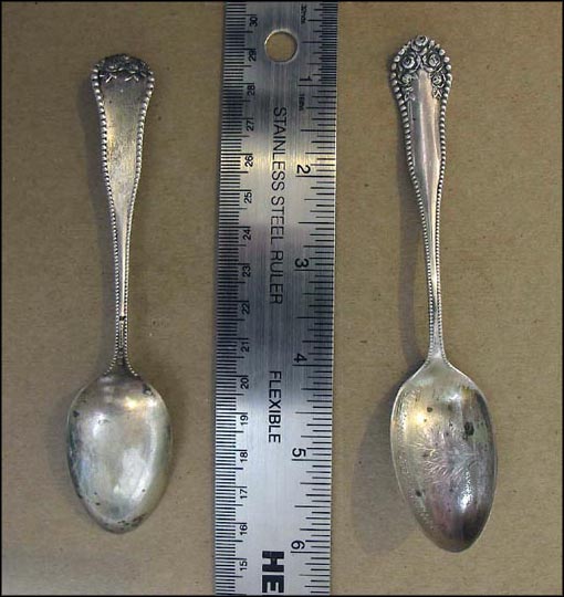 Etched Council Tree, Neenah, Wisconsin Souvenir Spoon MAIN