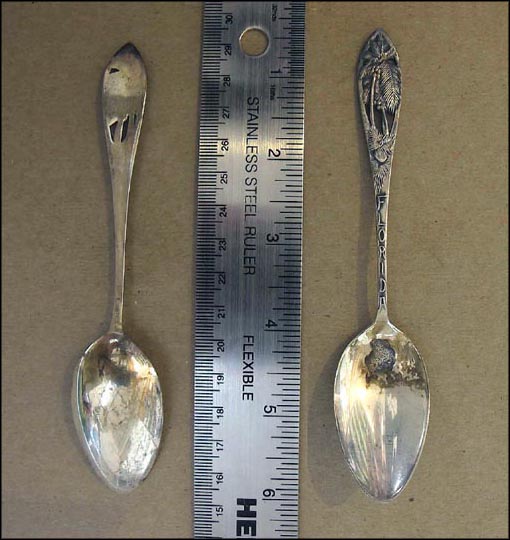 Cut Out Palm Trees, Florida Souvenir Spoon MAIN
