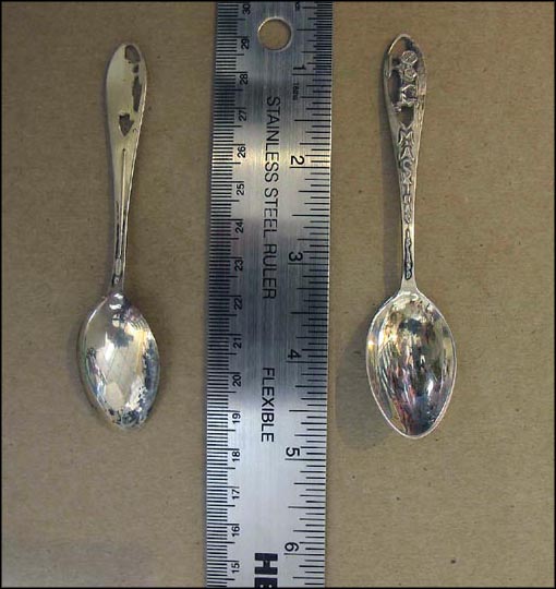 Cut Out Horse and Buggy, Mackinac Island, Michigan Souvenir Spoon MAIN