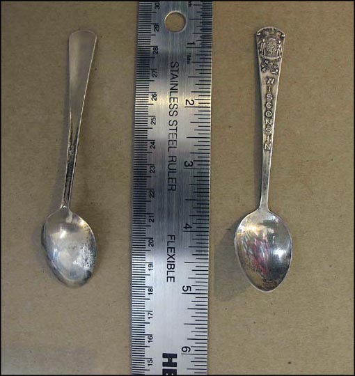 State Seal, Wisconsin Souvenir Spoon MAIN