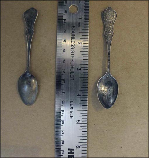 State Seal, Capitol, Jefferson City, Missouri Souvenir Spoon MAIN