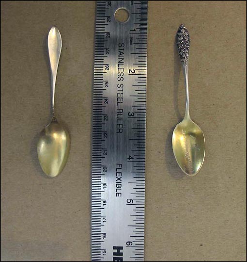 Etched Bowl, Ellenville, New York Souvenir Spoon MAIN