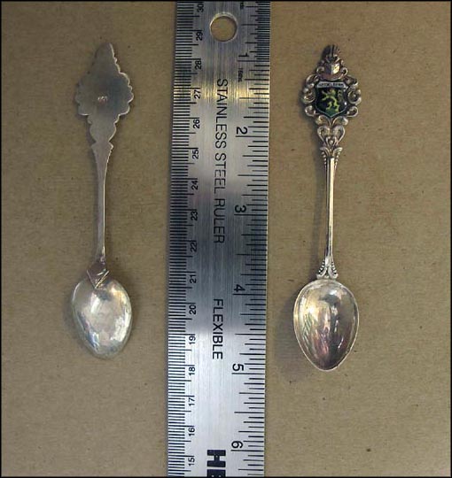 Enameled Crest, 800 Silver, Heidelberg, Germany Souvenir Spoon MAIN