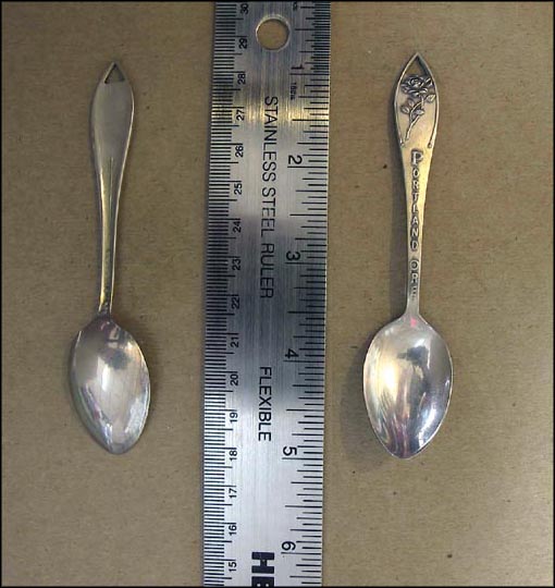 Rose, Portland, Oregon Souvenir Spoon MAIN