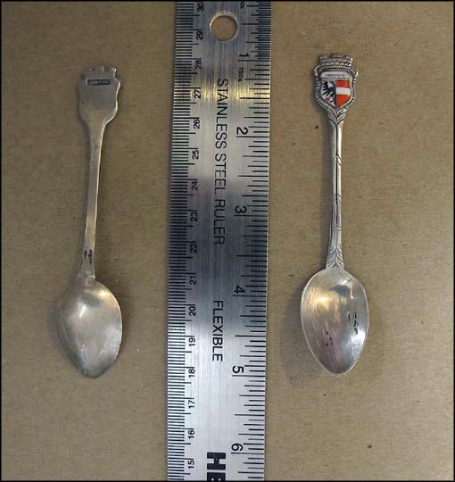 Enameled Crest, 800 Silver, Garmisch-Partenkirchen, Germany Souvenir Spoon MAIN