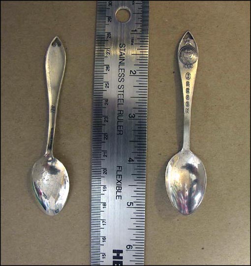 State Seal 1859, Star #33, Oregon Souvenir Spoon MAIN