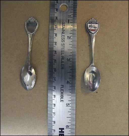 Enameled State Seal, Florida Souvenir Spoon MAIN