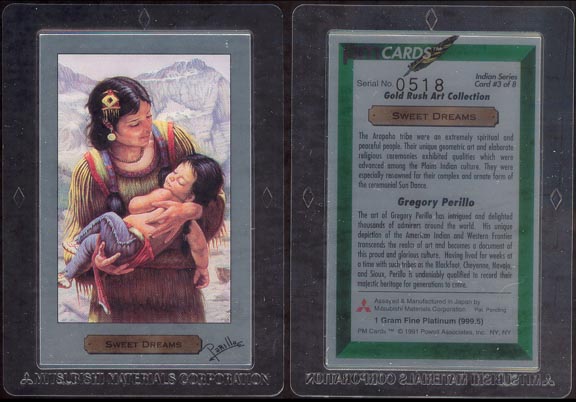 Sweet Dreams by Gregory Perillo; 1 g 999.5 Platinum MAIN