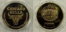 Chicago Bulls - 1998 Eastern Conference Champions - gold plated' Art Bar. THUMBNAIL