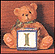 Bear With I Block, Cherished Teddies Block Letter #158488I THUMBNAIL