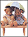 Carter & Elsie - We're Friends Rain Or Shine, Cherished Teddies Figurine #302791 THUMBNAIL