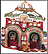 Winter Train Depot Building, Cherished Teddies Figurine #352683 THUMBNAIL