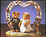 Wedding Collectors Set Includes Bride, Groom And Arch, Cherished Teddies Figurine #510254 THUMBNAIL