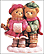 Carlin & Janay - When I Count My Blessings,  I Count You Twice, Cherished Teddies Figurine #533874 THUMBNAIL