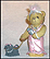 Julia Bearon As Gloria Growlette (With Black Dog), Cherished Teddies Figurine #685747C THUMBNAIL