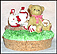 Snowflake Tea Set, Cherished Teddies Candle Topper #778249 THUMBNAIL