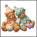 Palmer & Charlene - Clowning Around, Cherished Teddies Figurine #786586 THUMBNAIL