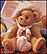 Phoebe (February) - Be Mine, Cherished Teddies Figurine #914762 THUMBNAIL