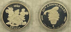 Donald Duck 55th Anniversary - 1989' Art Bar. THUMBNAIL