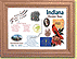 Indiana State Quarter Frame - with Gold Plated State Quarter THUMBNAIL