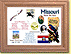 Missouri State Quarter Frame - with Gold Plated State Quarter THUMBNAIL