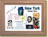 New York State Quarter Frame - with Gold Plated State Quarter THUMBNAIL