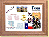 Texas State Quarter Frame - with Gold Plated State Quarter THUMBNAIL