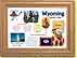 Wyoming State Quarter Frame - with Gold Plated State Quarter THUMBNAIL