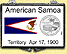 American Samoa Flag Snaplock Display THUMBNAIL