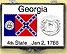 Georgia - State Flag Snaplock Display THUMBNAIL