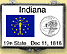 Indiana - State Flag Snaplock Display THUMBNAIL