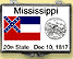 Mississippi - State Flag Snaplock Display THUMBNAIL