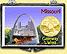 Missouri - Gateway to the West Snaplock Display - with Gold Plated State Quarter THUMBNAIL