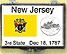 New Jersey - State Flag Snaplock Display THUMBNAIL