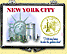 New York - New York City Snaplock Display - with Gold Plated State Quarter THUMBNAIL