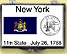 New York - State Flag Snaplock Display THUMBNAIL